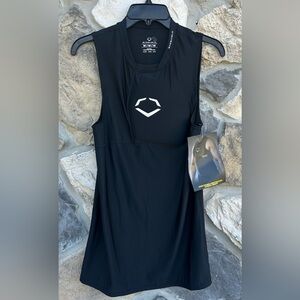 EvoShield WTV3200 NOCSAE Safety Chest Guard Black Adult Medium NEW WITH TAGS